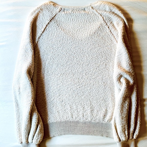 Code x Mode Balloon Sleeve popcorn  Oversized Sweater  Size Small - Picture 3 of 5